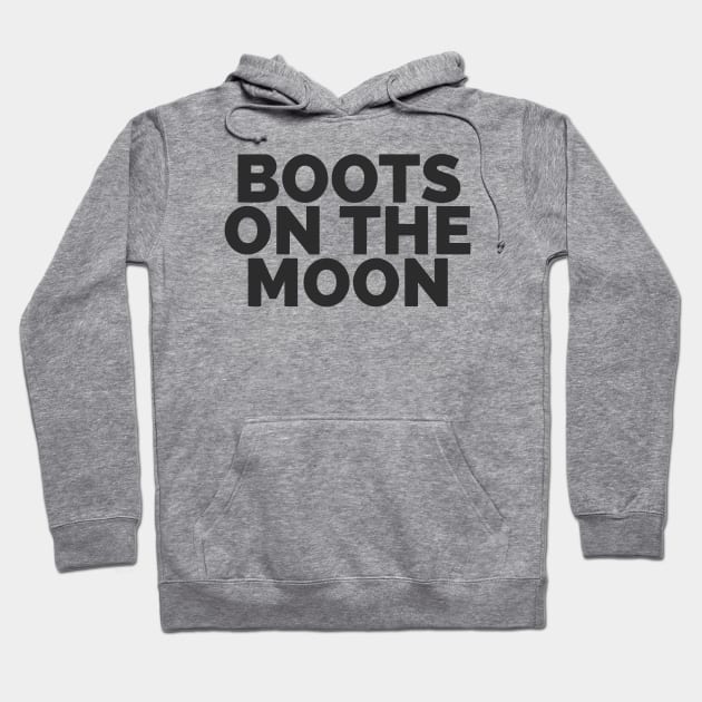 Boots On The Moon Hoodie by Red Wolf Rustics And Outfitters
